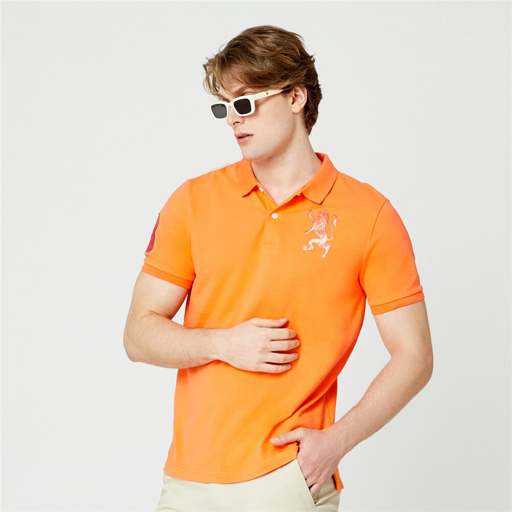 Men's 3D Bold Lion Polo