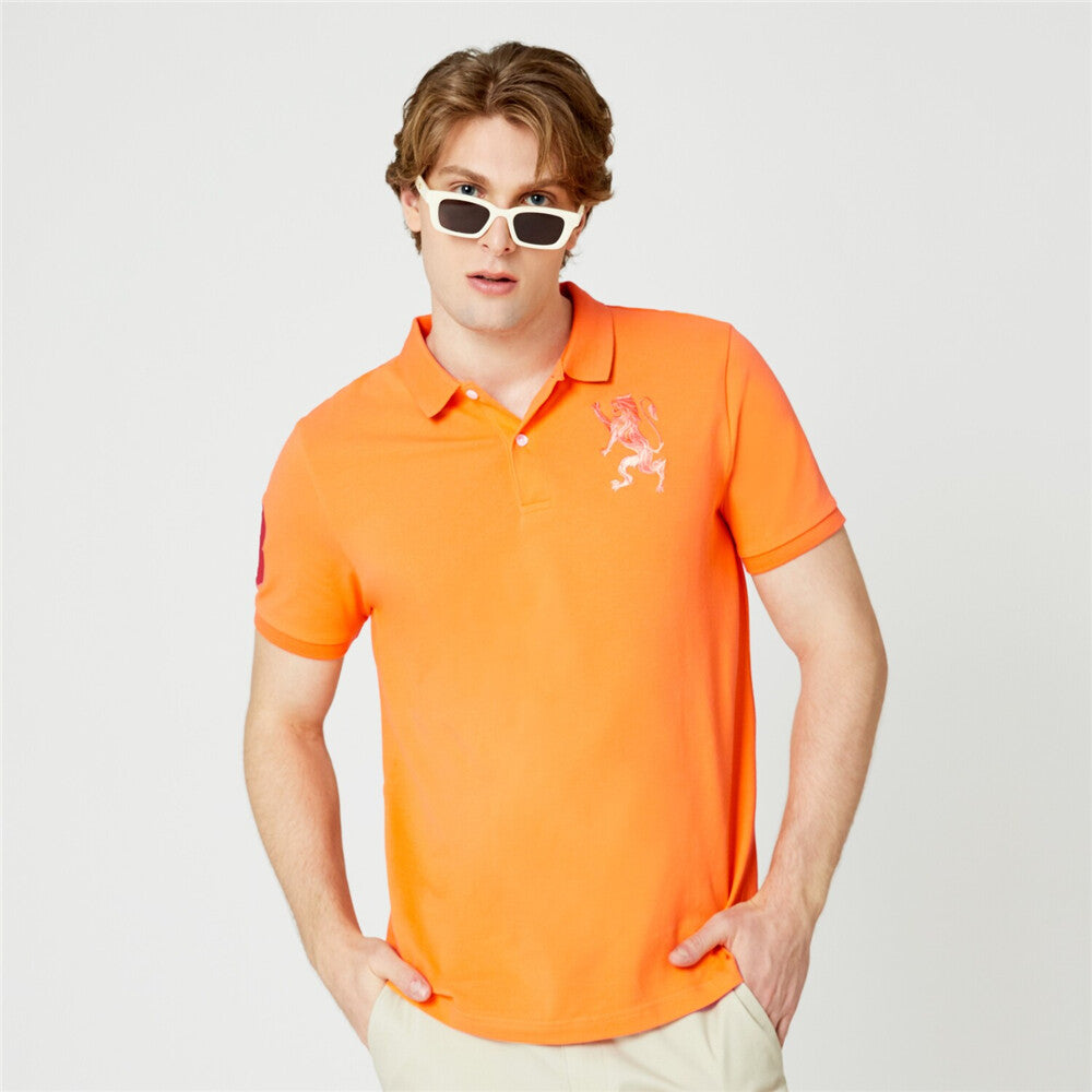 Men's 3D Bold Lion Polo