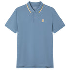 Men's Pique Embroidered Slim Polo
