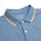Men's Pique Embroidered Slim Polo