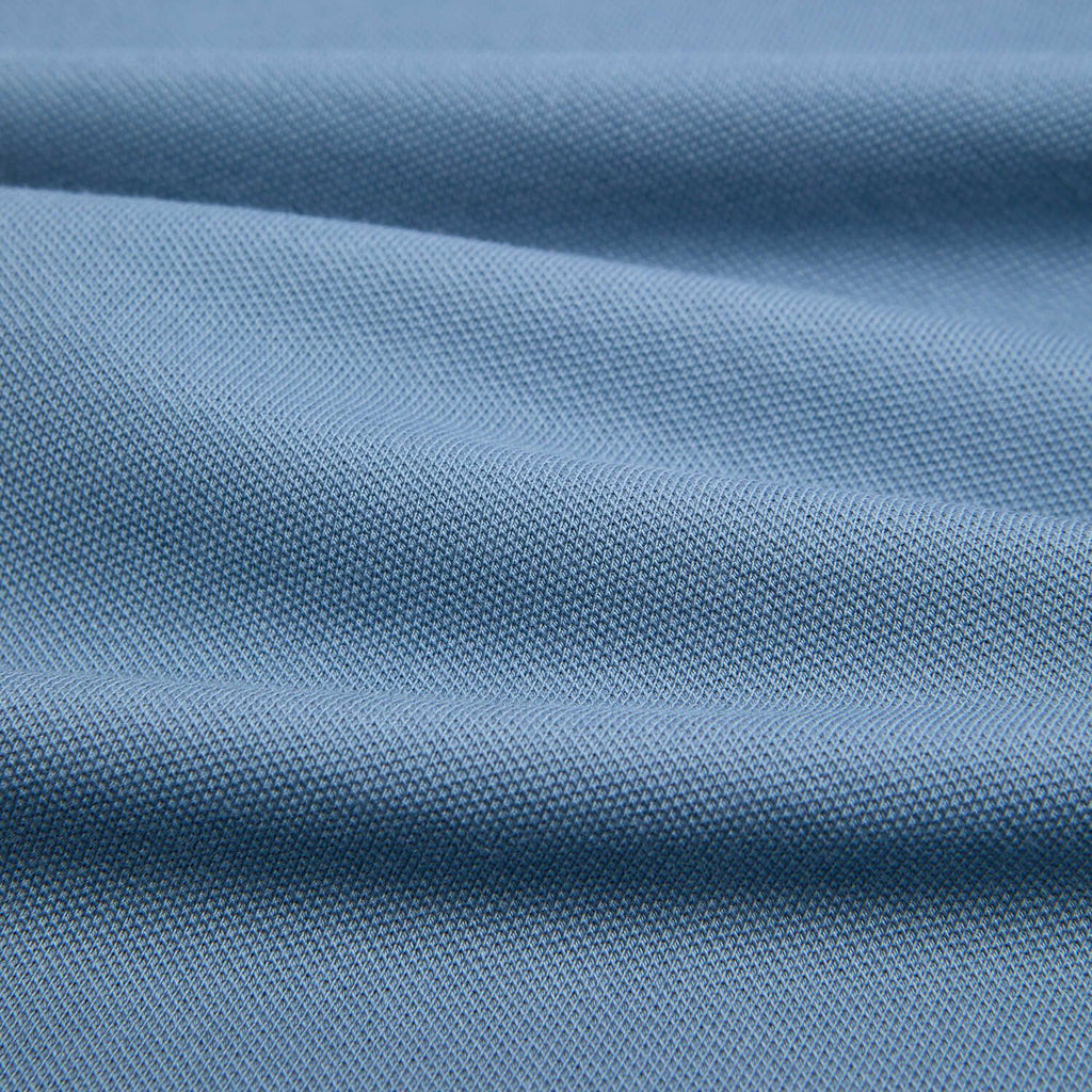Men's Pique Embroidered Slim Polo