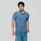Men's Pique Embroidered Slim Polo