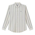Men’s Cotton Slim Oxford Shirt with Embroidery