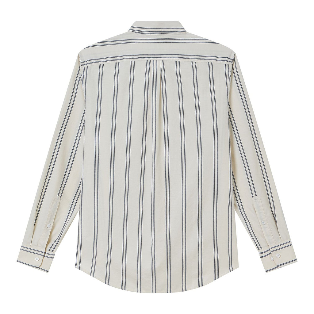 Men’s Cotton Slim Oxford Shirt with Embroidery