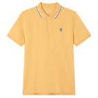 Men's Pique Embroidered Slim Polo