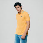 Men's Pique Embroidered Slim Polo