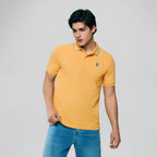 Men's Pique Embroidered Slim Polo