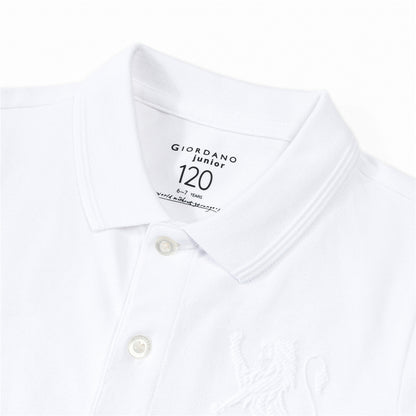 Junior Embroidery Short Sleeve Bold Polo