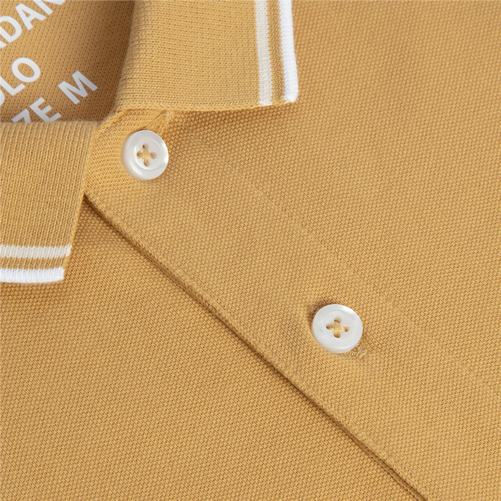 Men's Cotton Lycra Pique Slim Fit Polo