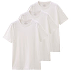 Giordano Men's Basic Tees (3-Packs)-White