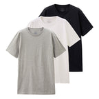 Giordano Men's Basic Tees (3-Packs)-Multicolor