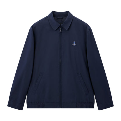 Men's Cotton Polyester Windbreaker Classic Jacket