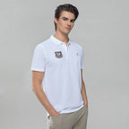 Men’s Cotton Pique Bold Polo with Embroidery