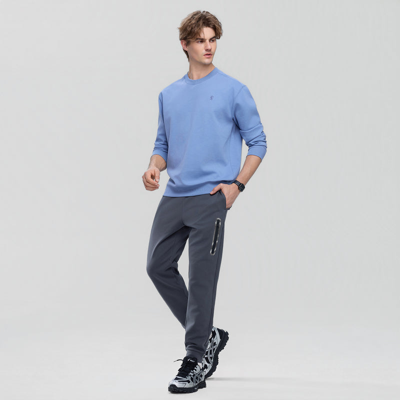 بنطال رياضي رجالي ضيق من القطن المطاطي