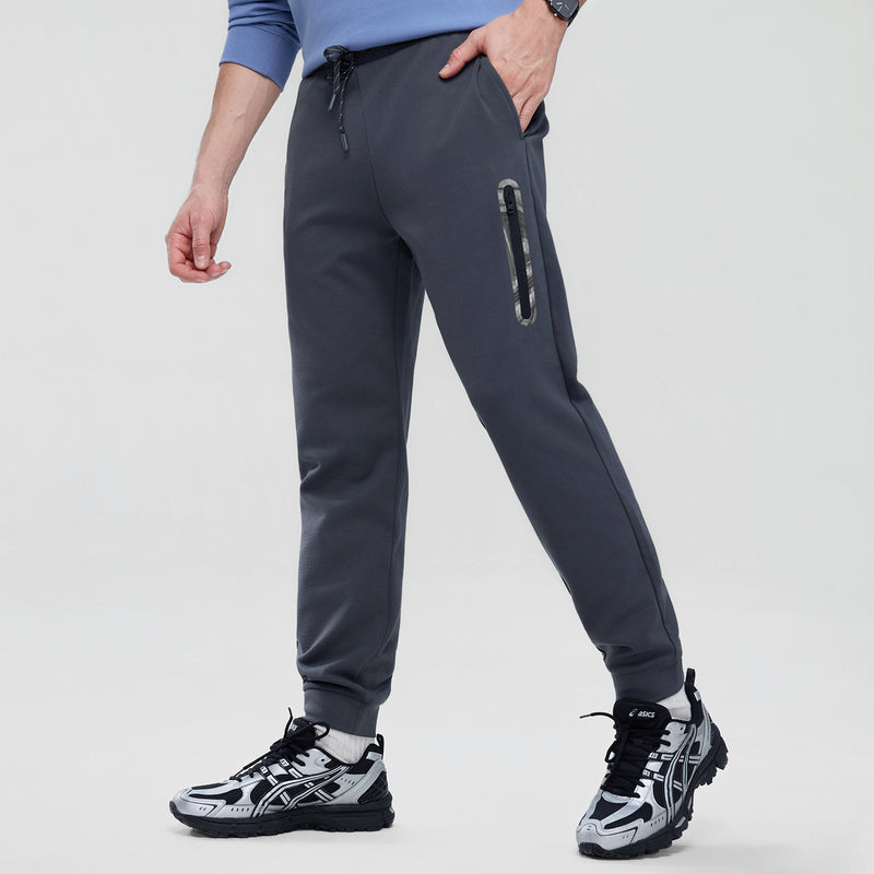 بنطال رياضي رجالي ضيق من القطن المطاطي