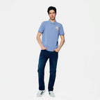 Men’s Slim Fit Napoleon Embroidery Lycra Pique Polo