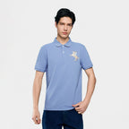 Men’s Slim Fit Napoleon Embroidery Lycra Pique Polo