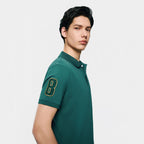 Men’s Slim Fit Napoleon Embroidery Lycra Pique Polo