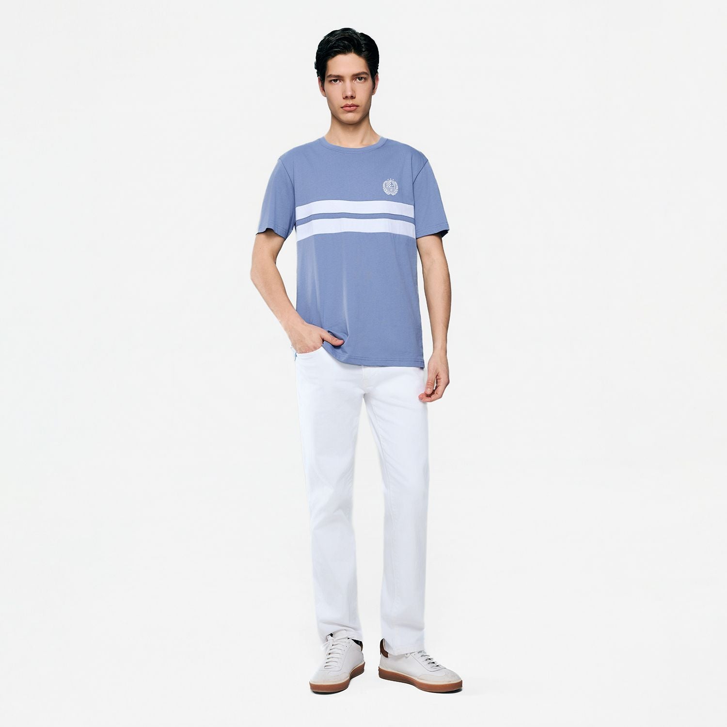Men's Slim Cotton Heritage Stripe Tee
