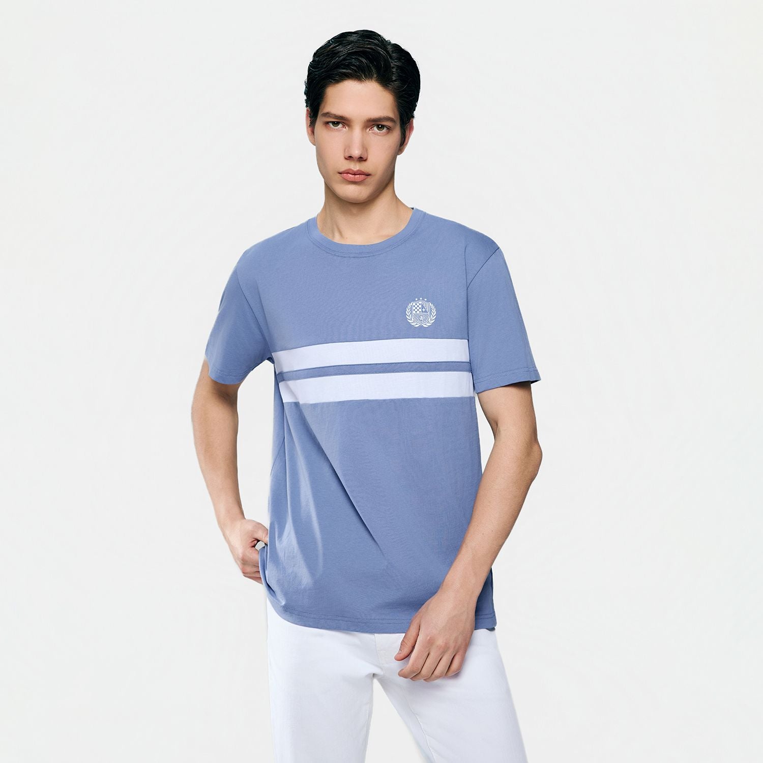 Men's Slim Cotton Heritage Stripe Tee