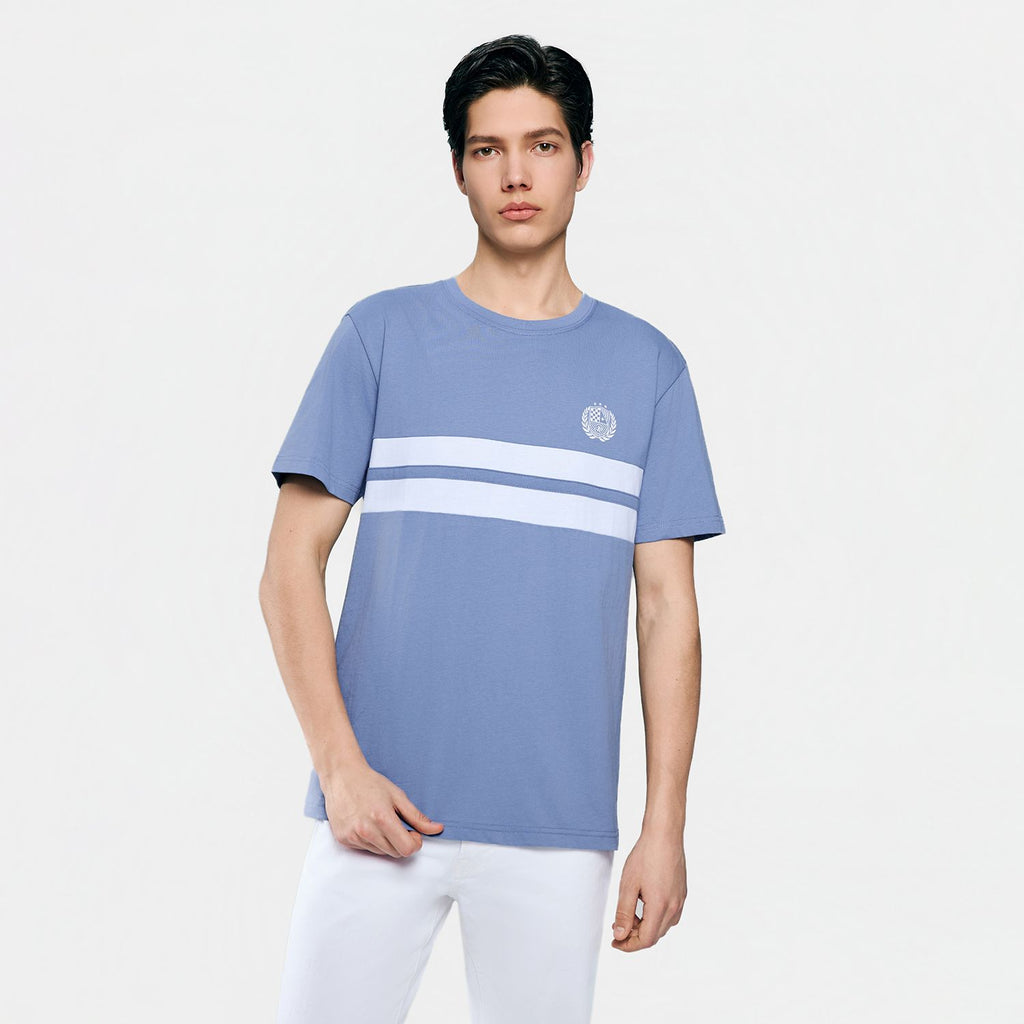 Men's Slim Cotton Heritage Stripe Tee
