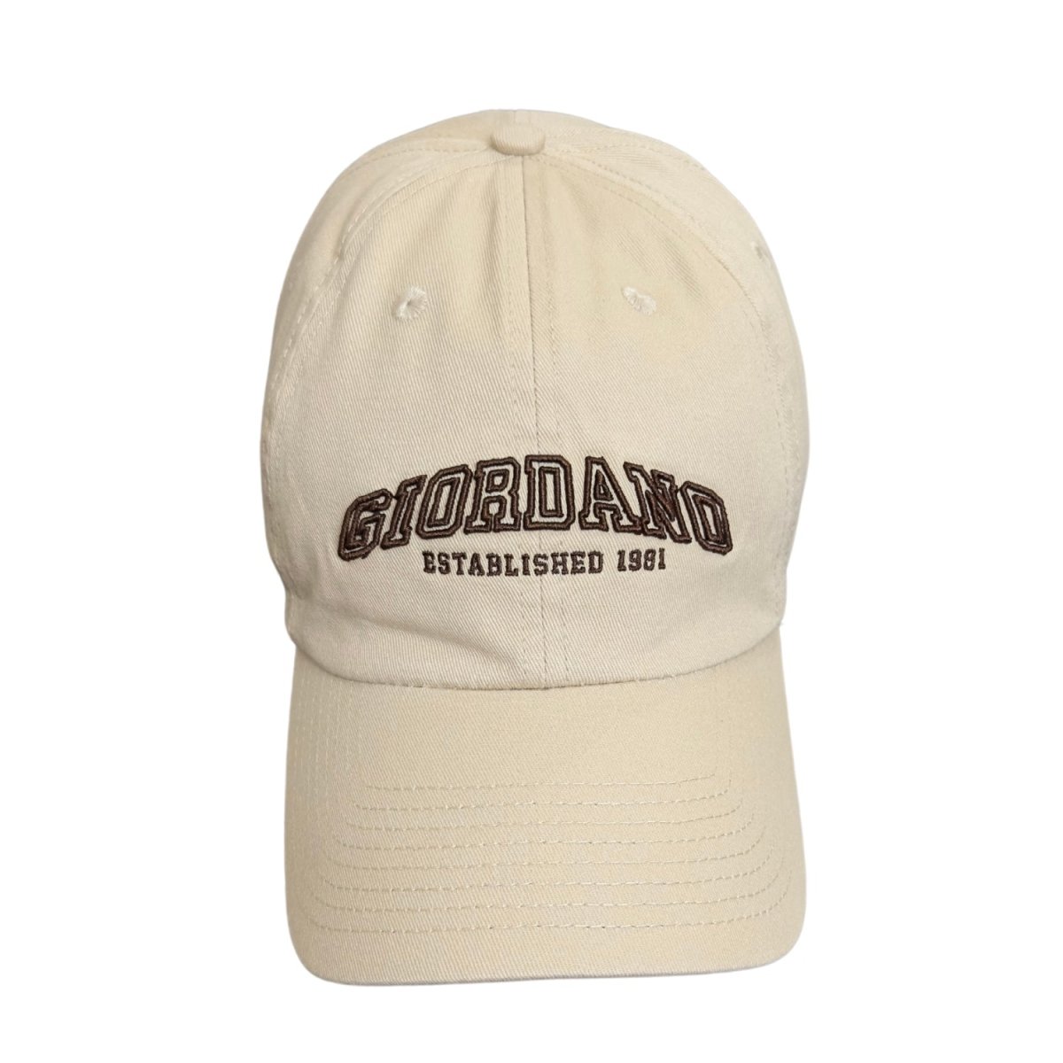 Giordano Cap With Giordano Logo With 3D Embroidery - Premium Cap