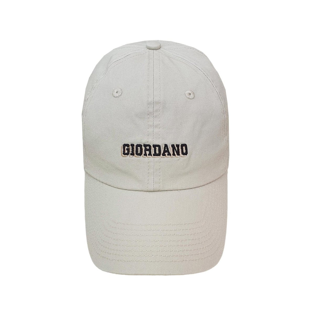 Cotton Twill Cap With Embroidered Logo Free Size - Shop Giordano