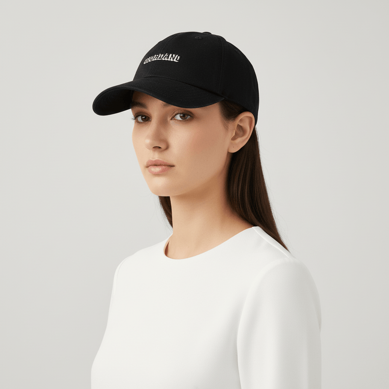 Giordano Cotton Twill Cap With Embroidered Logo - Premium Cap