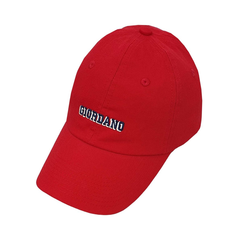 Cotton Twill Cap With Embroidered Logo Free Size - Shop Giordano