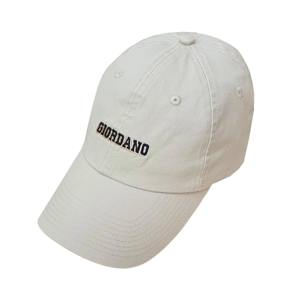 Cotton Twill Cap With Embroidered Logo Free Size - Shop Giordano