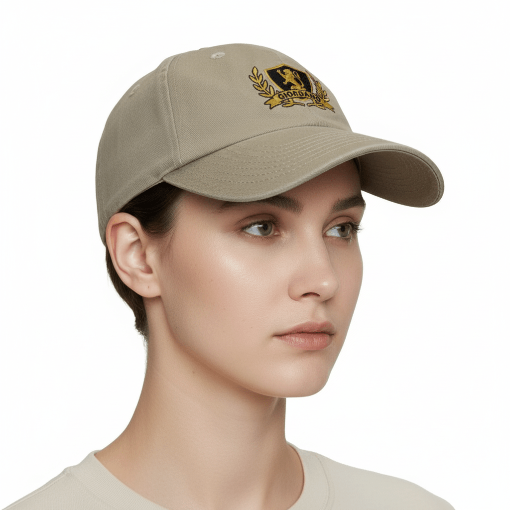 Giordano Cotton Twill Cap With Embroidery - Premium Cap