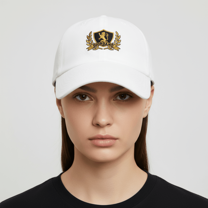 Giordano Cotton Twill Cap With Embroidery - Premium Cap