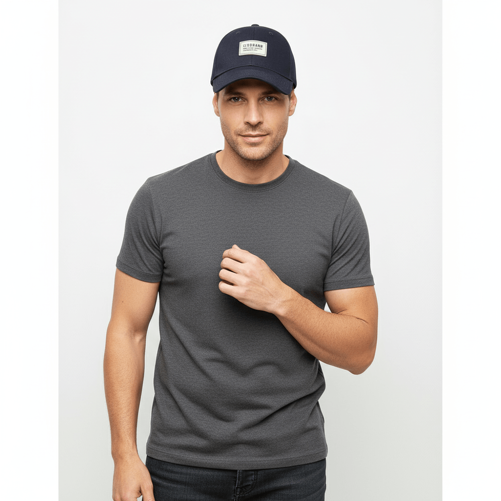 Cotton Twill Cap With Rubber Badge Free Size - Shop Giordano