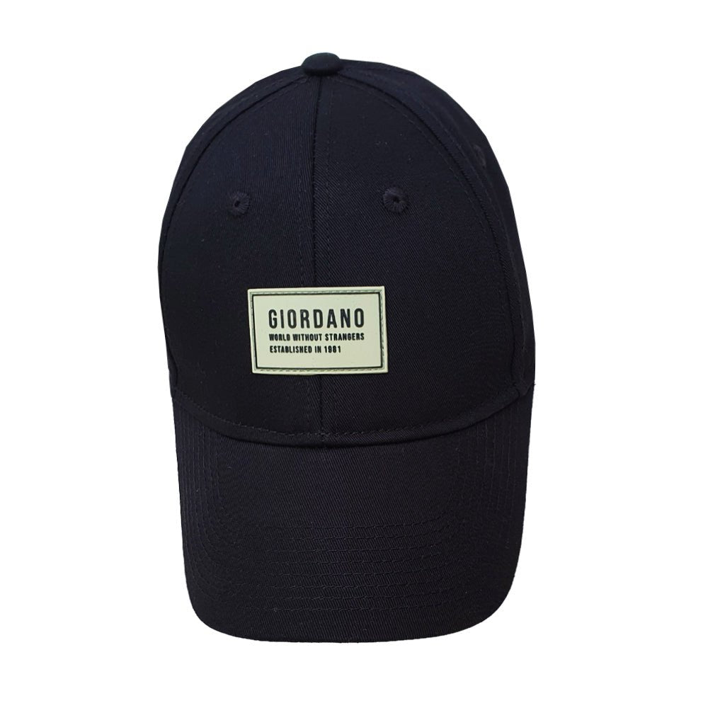 Cotton Twill Cap With Rubber Badge Free Size - Shop Giordano