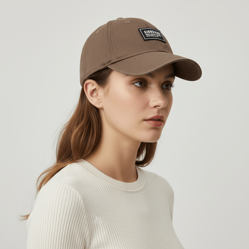 Cotton Twill Cap With Rubber Badge Free Size - Shop Giordano