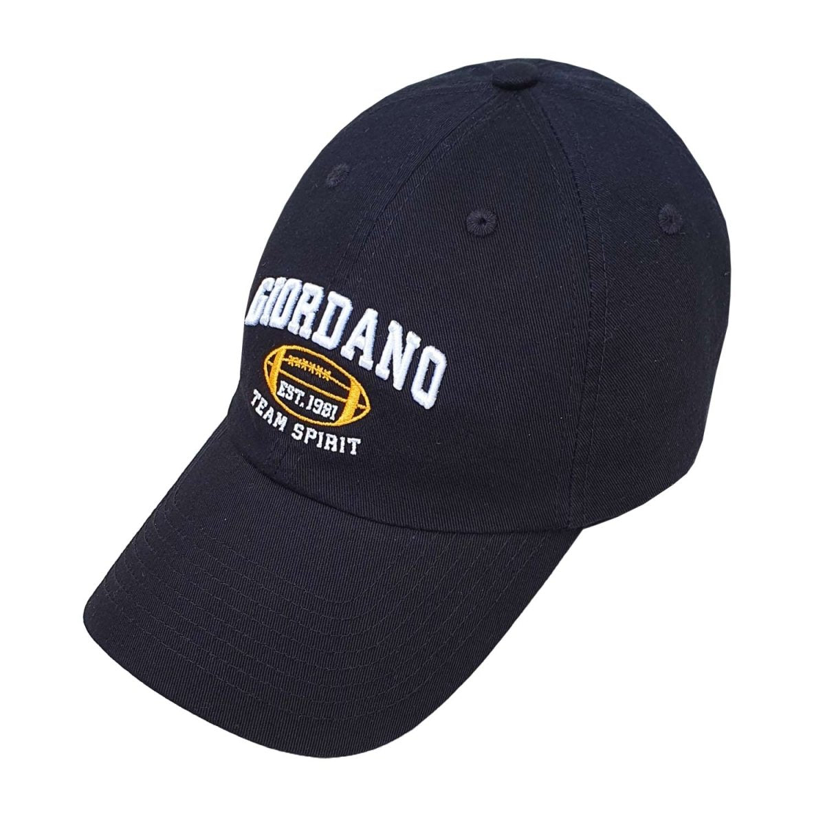 Giordano Giordano Cotton 3D Embroidered Cap: Classic Style, Premium Detailing - Premium Cap