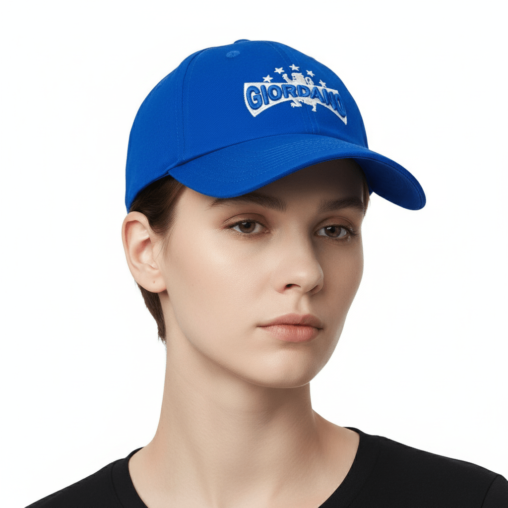Giordano Giordano Cotton 3D Embroidered Cap: Classic Style, Premium Detailing - Premium Cap