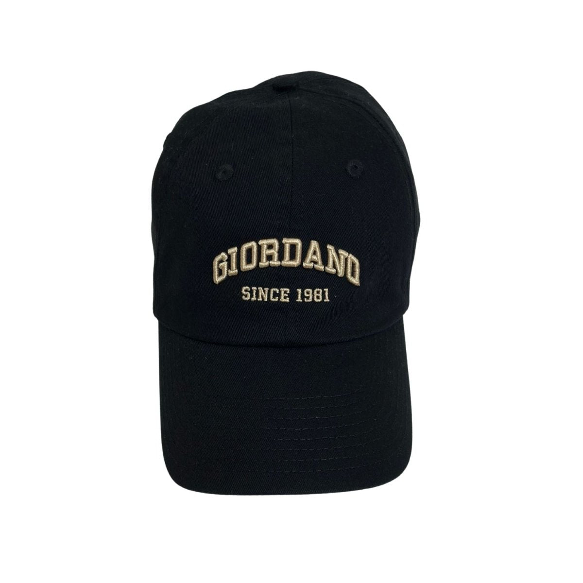 Giordano Cotton Twill 3D Embroidery Cap - Premium Cap