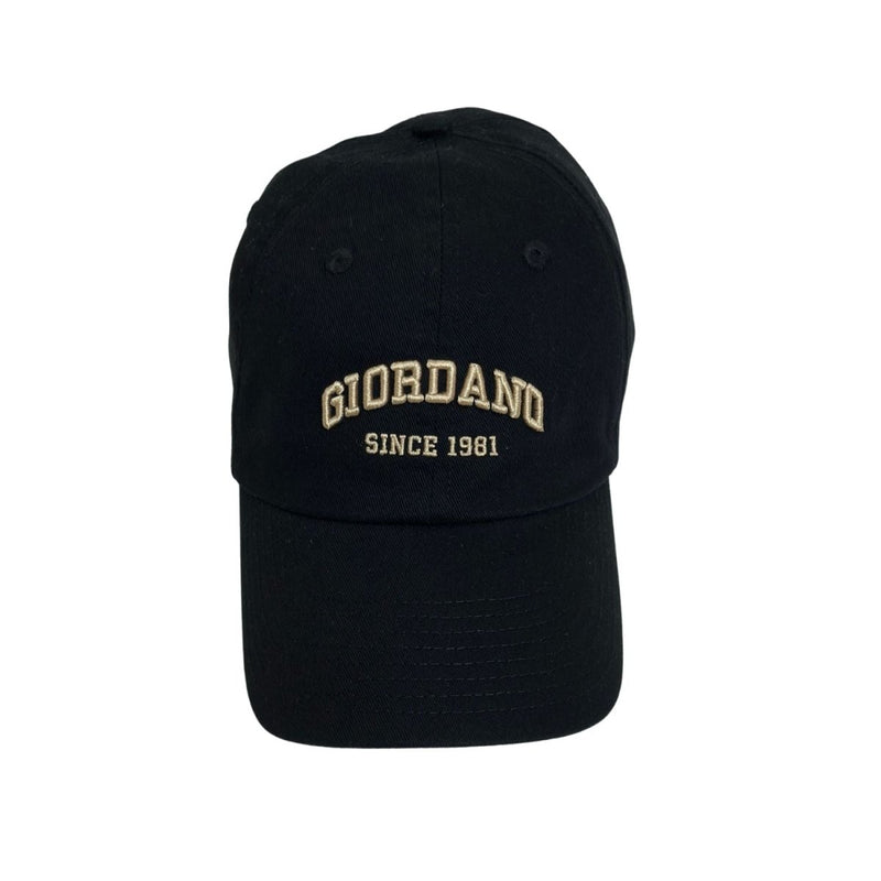 Giordano Cotton Twill 3D Embroidery Cap - Premium Cap