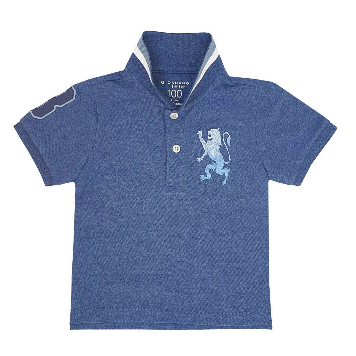 Giordano Junior 3D Lion Polo - Premium Polo