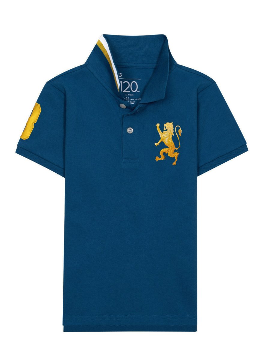 Giordano Junior 3D Lion Polo - Premium Polo