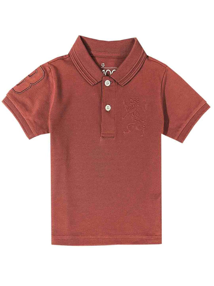 Giordano Junior 3D Lion Polo - Premium Polo