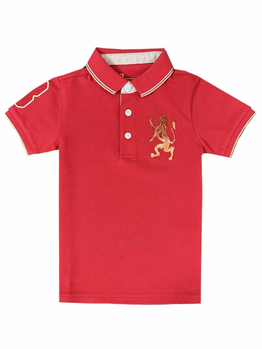 Giordano Junior 3D Lion Polo - Premium Polo