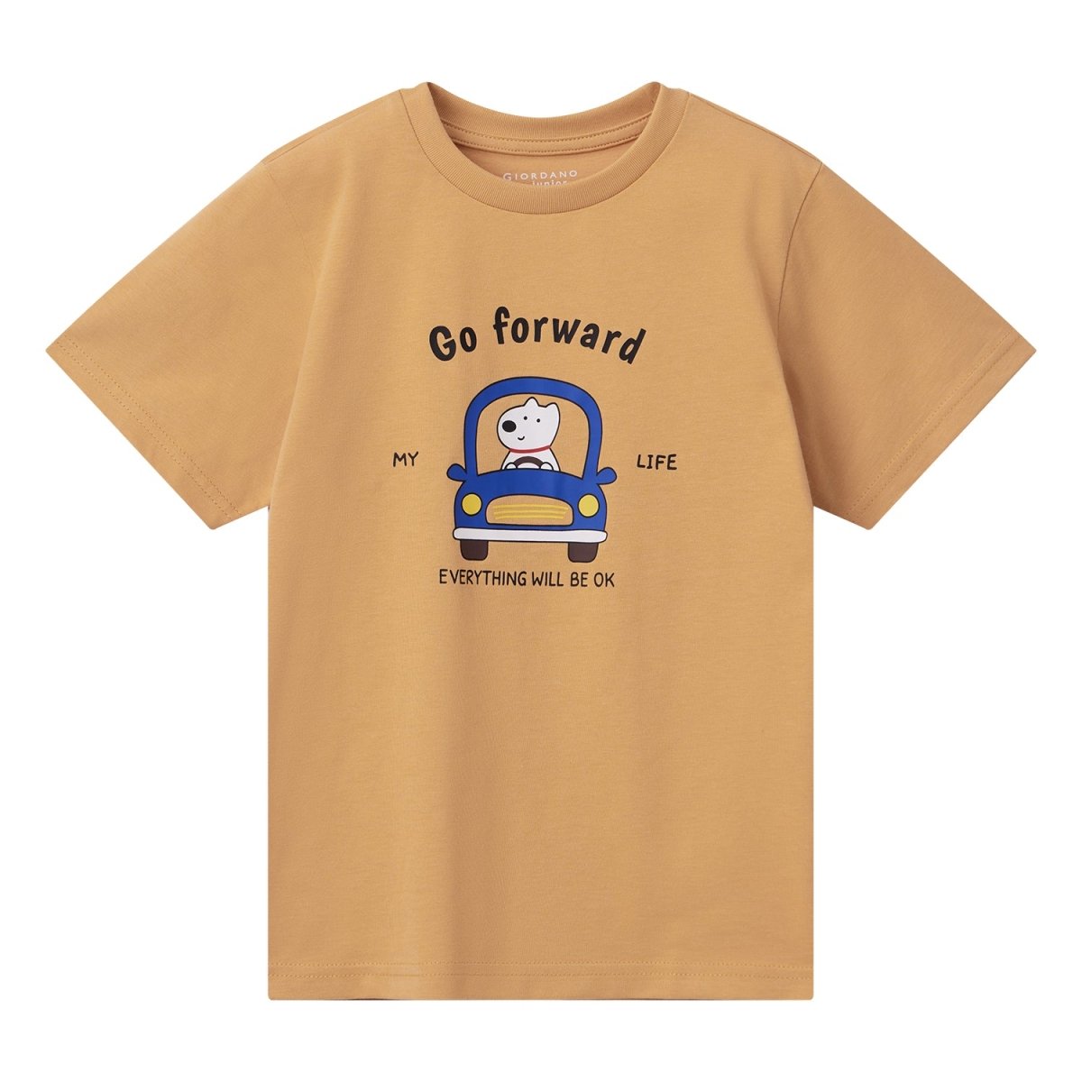Giordano Junior Cotton Jersey Print Tee: Soft & Stylish - Premium Print Tee