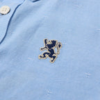 Giordano Junior Cotton Oxford Full Opening Long Sleeve Slim Fit Embroidery Garment Wash Shirt - Premium Shirts