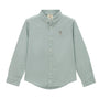 Giordano Junior Cotton Oxford Full Opening Long Sleeve Slim Fit Embroidery Garment Wash Shirt - Premium Shirts