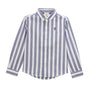 Giordano Junior Cotton Oxford Full Opening Long Sleeve Slim Fit Embroidery Garment Wash Shirt - Premium Shirts