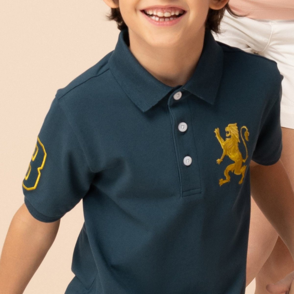 Giordano Junior Embroidery Short Sleeve Bold Polo - Premium Polo