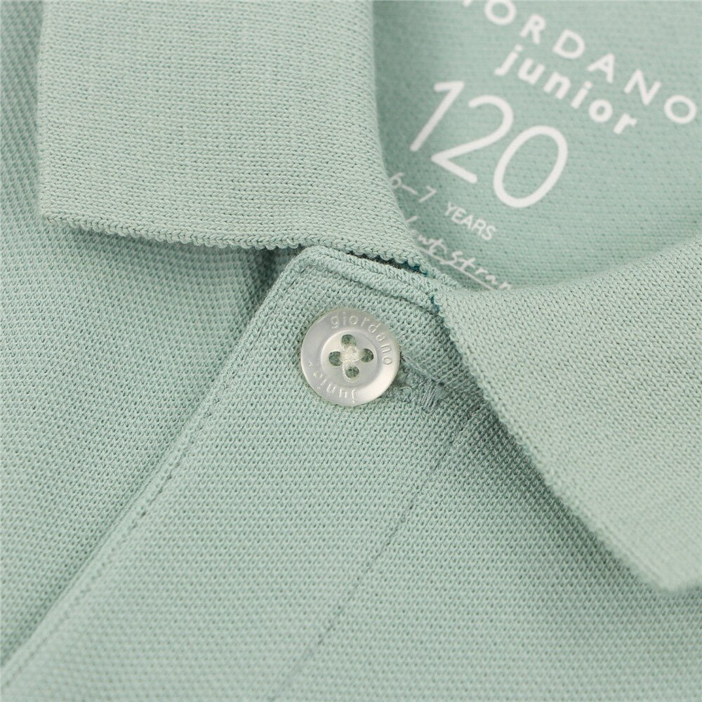 Giordano Junior Embroidery Short Sleeve Bold Polo - Premium Polo