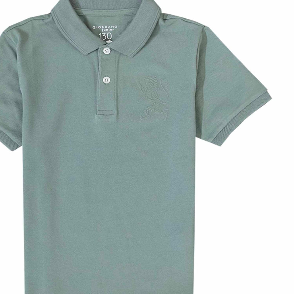 Giordano Junior Embroidery Short Sleeve Bold Polo - Premium Polo